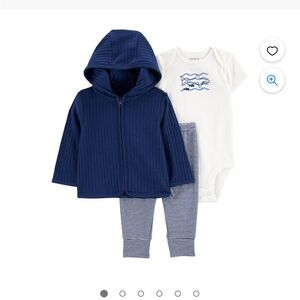 Carter's Child of Mine Baby Boys'‎ Blue Shark 3 Piece Set